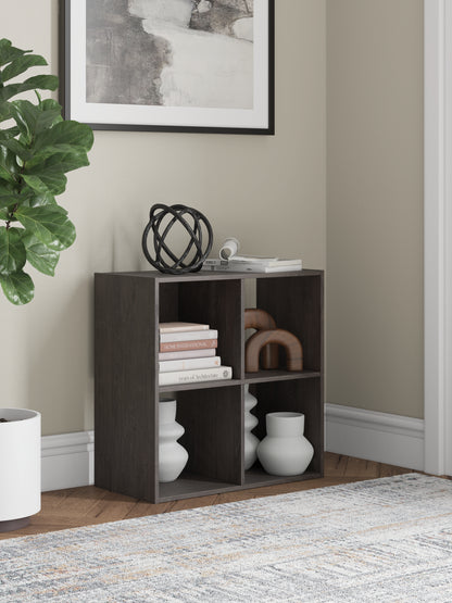 Ocala Furniture Outlet - Ashley Furniture - Piperton Four Cube Organizer - Four Cube Organizer / Charcoal - EA5514-2X2