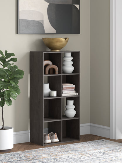 Ocala Furniture Outlet - Ashley Furniture - Piperton Eight Cube Organizer - Eight Cube Organizer / Charcoal - EA5514-4X2