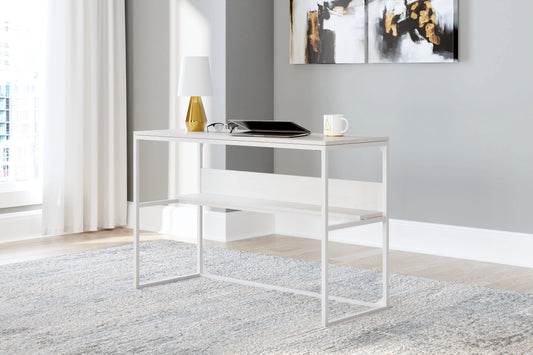 Ocala Furniture Outlet - Ashley Furniture - Deznee Office Desk - Home Office Desk / White - H162-14