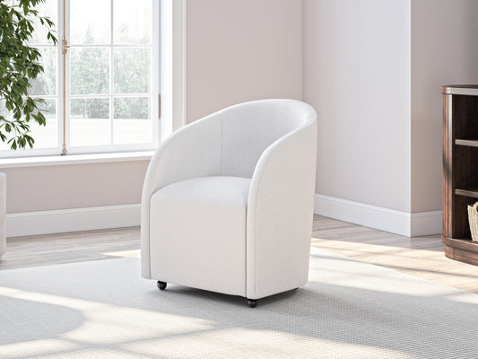 Ocala Furniture Outlet - Ashley Furniture - Korestone Desk Chair - Home Office Desk Chair (1/CN) / White - H687-01A