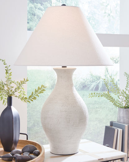 Ocala Furniture Outlet - Ashley Furniture - Ashbend Lighting - Ceramic Table Lamp (1/CN) - L100884