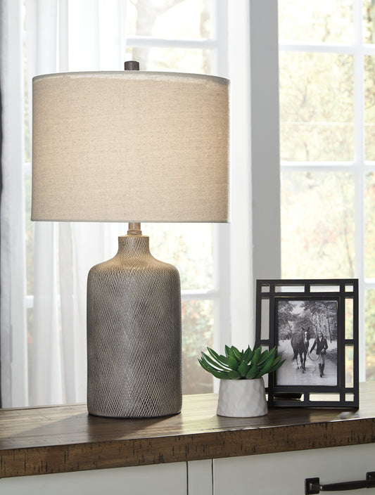 Ocala Furniture Outlet - Ashley Furniture - Linus Lighting - Table Lamp (Set of 2) / Antique Black - L117964X2