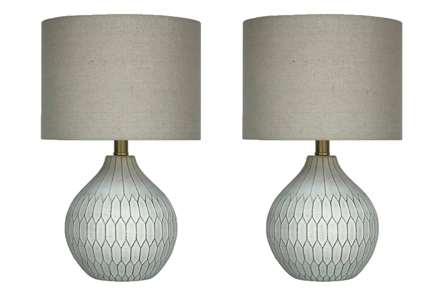 Ocala Furniture Outlet - Ashley Furniture - Wardmont Lighting - Table Lamp (Set of 2) / White - L180094X2