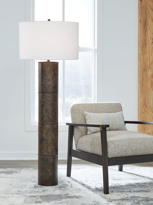 Ocala Furniture Outlet - Ashley Furniture - Jebson Lighting - Metal Floor Lamp (1/CN) / Dark Bronze Finish - L235791