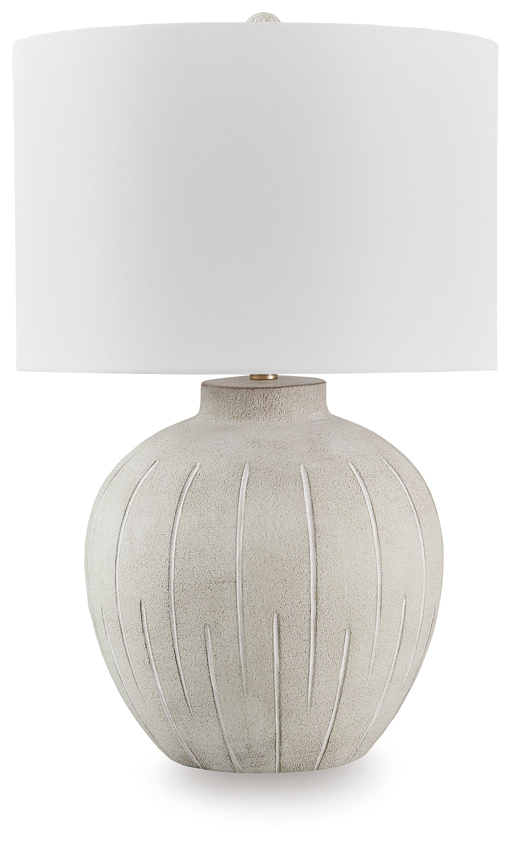 Ocala Furniture Outlet - Ashley Furniture - Calbert Lighting - Poly Table Lamp (1/CN) / Warm Gray - L235824