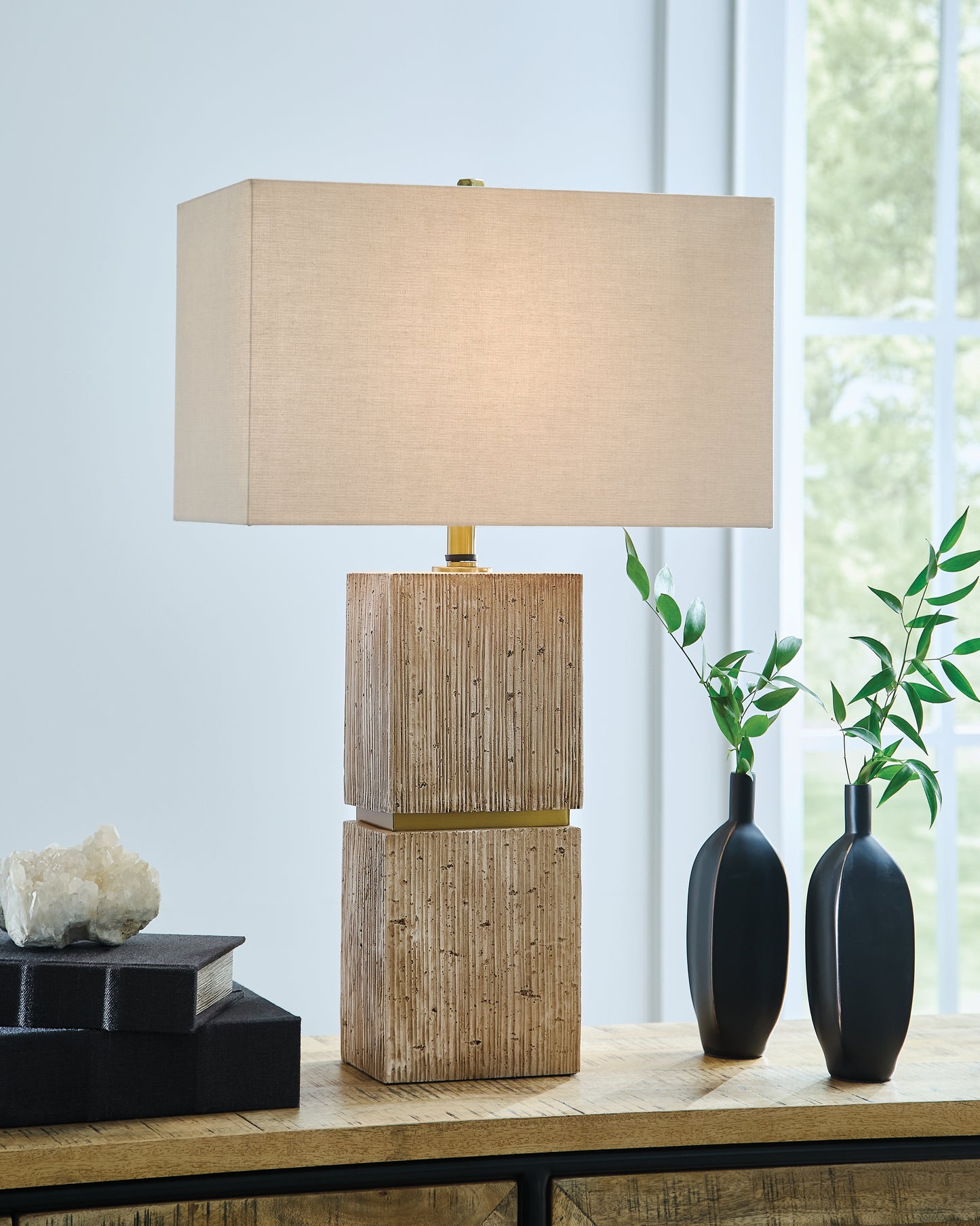 Ocala Furniture Outlet - Ashley Furniture - Laddner Lighting - Poly Table Lamp (1/CN) - L236054
