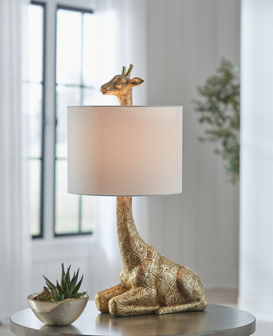 Ocala Furniture Outlet - Ashley Furniture - Ferrison Lighting - 2-Piece Lamp Set / Gold Finish - L317004X2
