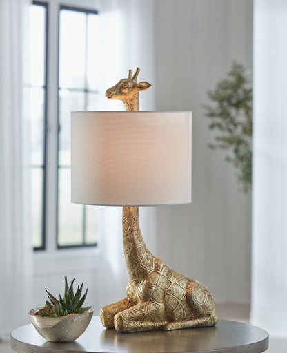 Ocala Furniture Outlet - Ashley Furniture - Ferrison Lighting - 2-Piece Lamp Set / Gold Finish - L317004X2