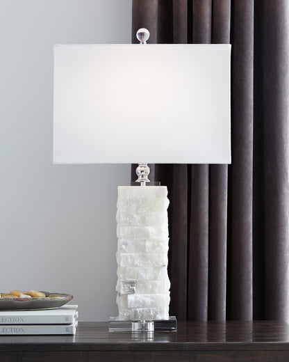 Ocala Furniture Outlet - Ashley Furniture - Malise Lighting - Table Lamp (Set of 2) / White - L429014X2