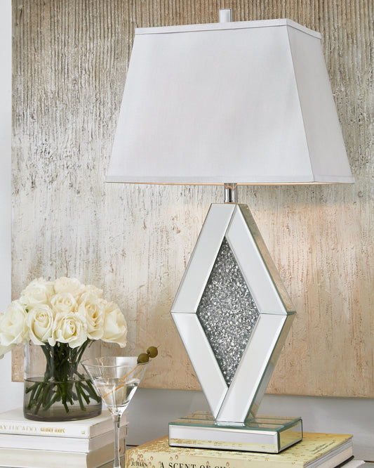 Ocala Furniture Outlet - Ashley Furniture - Prunella Lighting - Table Lamp (Set of 2) / Silver Finish - L429034X2