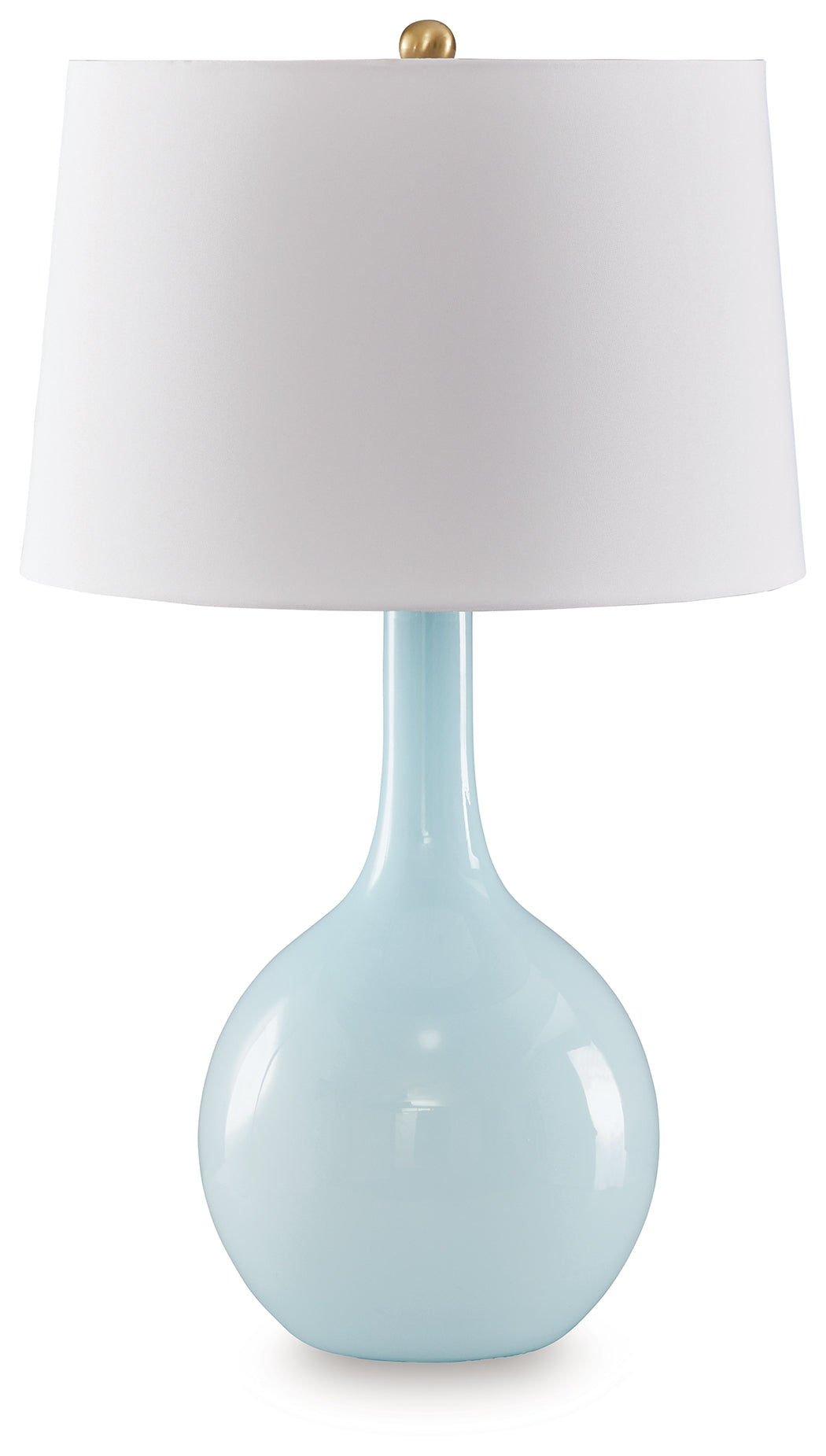 Ocala Furniture Outlet - Ashley Furniture - Rylanton Lighting - Glass Table Lamp (1/CN) / Aqua - L430874
