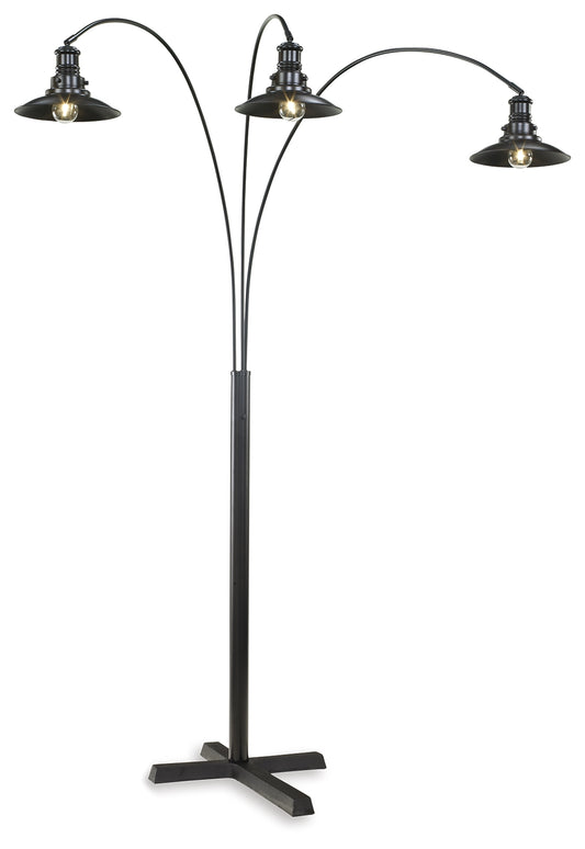 Ocala Furniture Outlet - Ashley Furniture - Sheriel Lighting - Metal Arc Lamp (1/CN) / Black - L725059