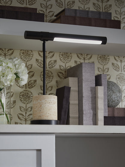 Ocala Furniture Outlet - Ashley Furniture - Vinmour Lighting - Metal Desk Lamp (1/CN) / Brown/Beige - L734402