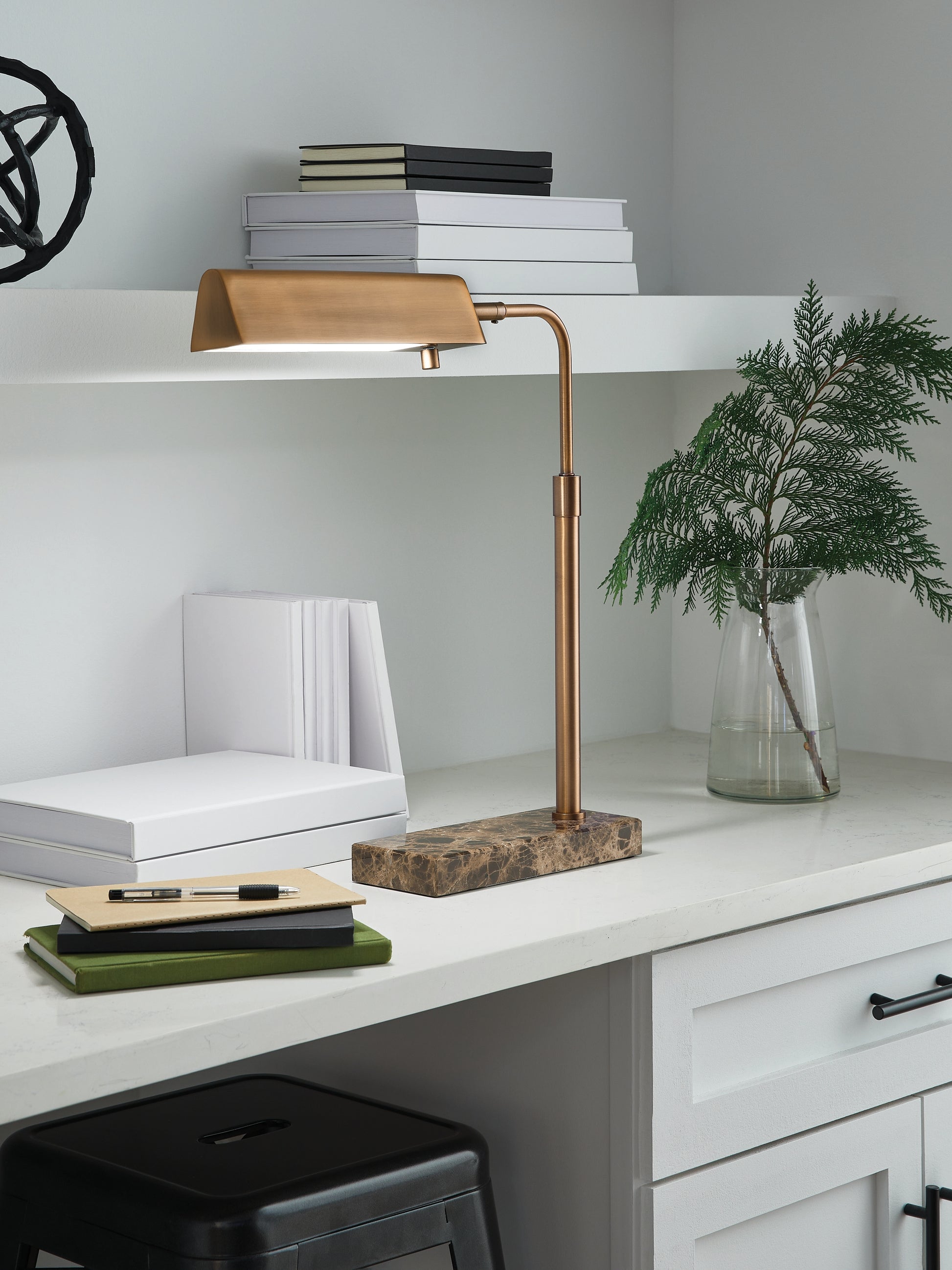 Ocala Furniture Outlet - Ashley Furniture - Yafe Lighting - Metal Desk Lamp (1/CN) - L734412