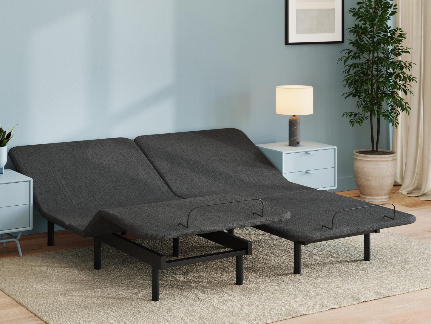 Ocala Furniture Outlet - Ashley Furniture - Comfort Classic Adj Base Split California King Adjustable Base - Split Cal King Adjustable Base - M1X1192