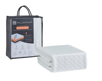 Ocala Furniture Outlet - Ashley Furniture - Basic Protector Queen Mattress Protector (Set of 4) - QN Mattress Protector(4/CS) - M30803