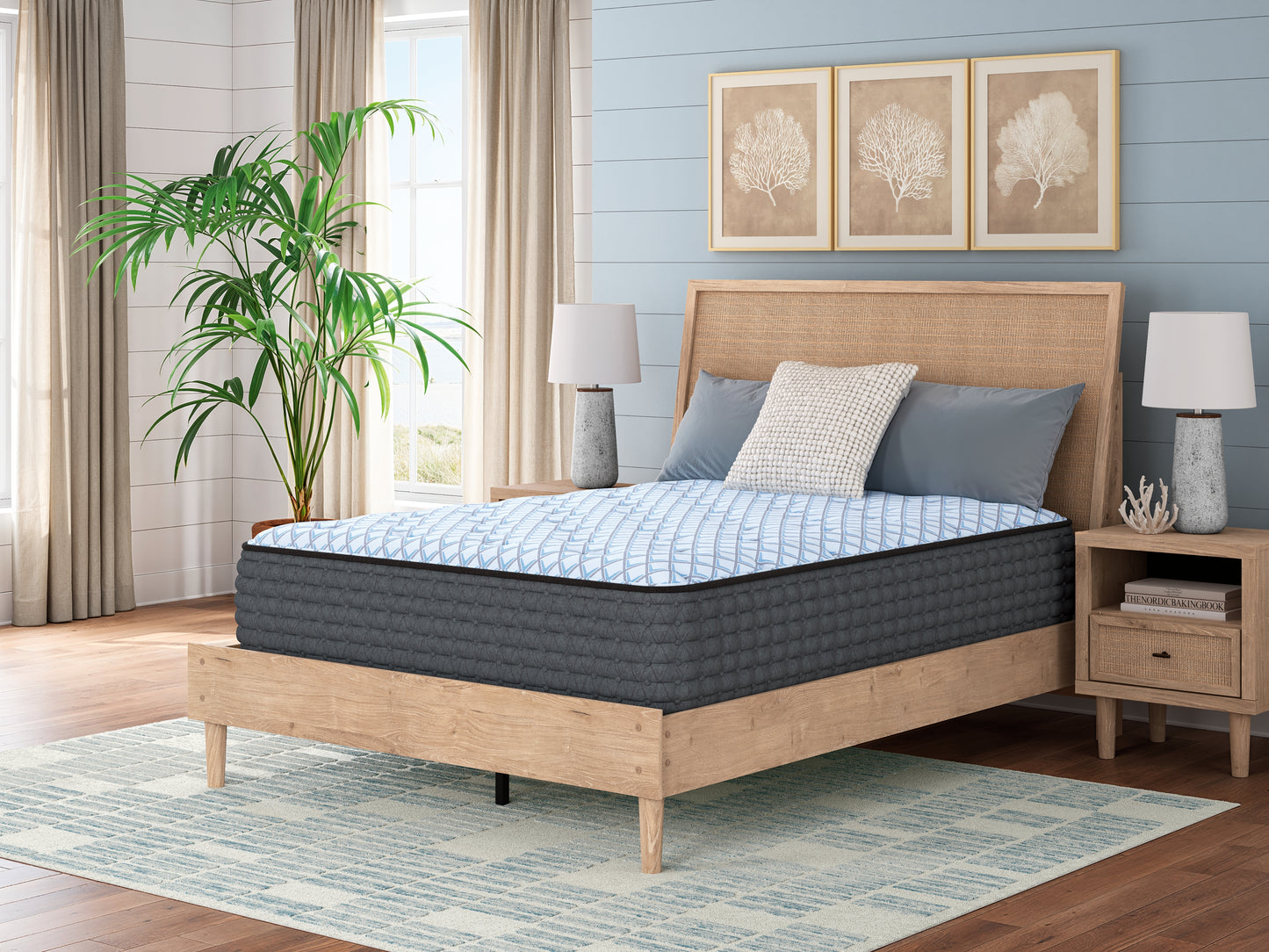 Ocala Furniture Outlet - Ashley Furniture - Destin Cove Plush Mattresses - King / Blue - M33141