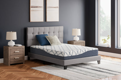 Ocala Furniture Outlet - Ashley Furniture - 10 Inch Chime Elite 2.0 Mattresses - Twin / White/Blue - M42511