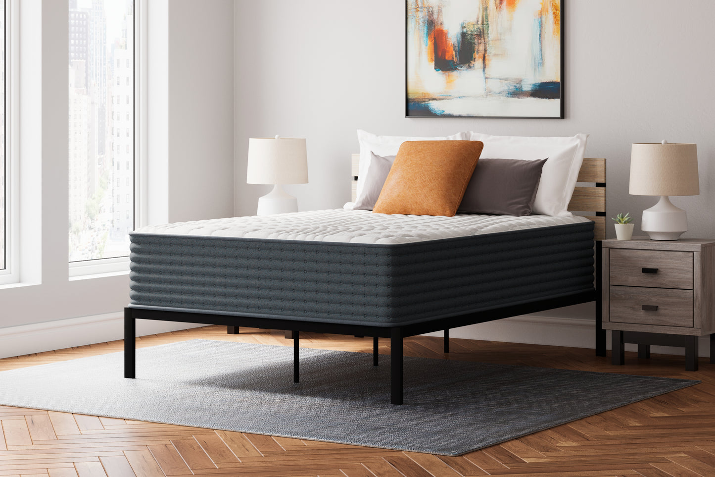 Ocala Furniture Outlet - Ashley Furniture - Hybrid 1400 Mattresses - King / White - M43741