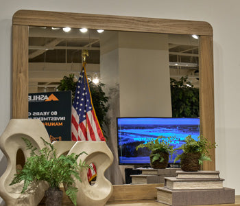 Ocala Furniture Outlet - Ashley Furniture - Gramburg Bedroom - Bedroom Mirror / Warm Natural Brown - PCB1121-36