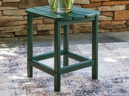 Ocala Furniture Outlet - Ashley Furniture - Sundown Shores Outdoor - Rectangular End Table / Green - PCP007-703