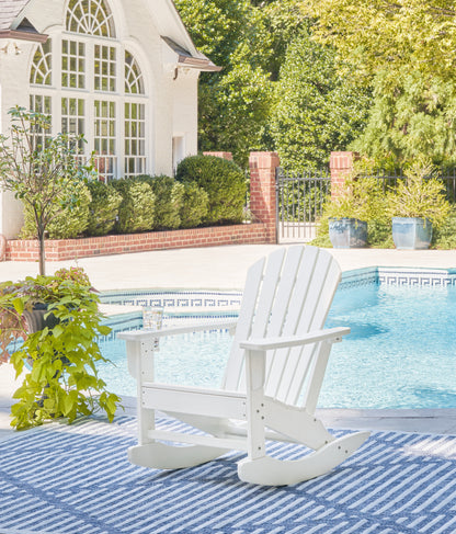 Ocala Furniture Outlet - Ashley Furniture - Sundown Treasure Outdoor - Rocking Chair / White - P011-827