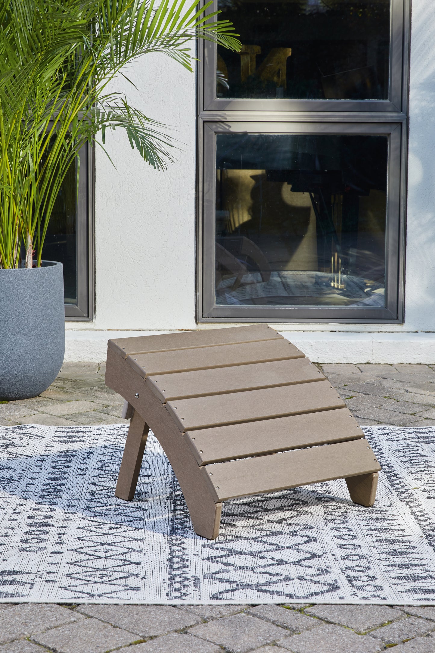 Ocala Furniture Outlet - Ashley Furniture - Sundown Treasure Outdoor - Ottoman / Driftwood - P014-813