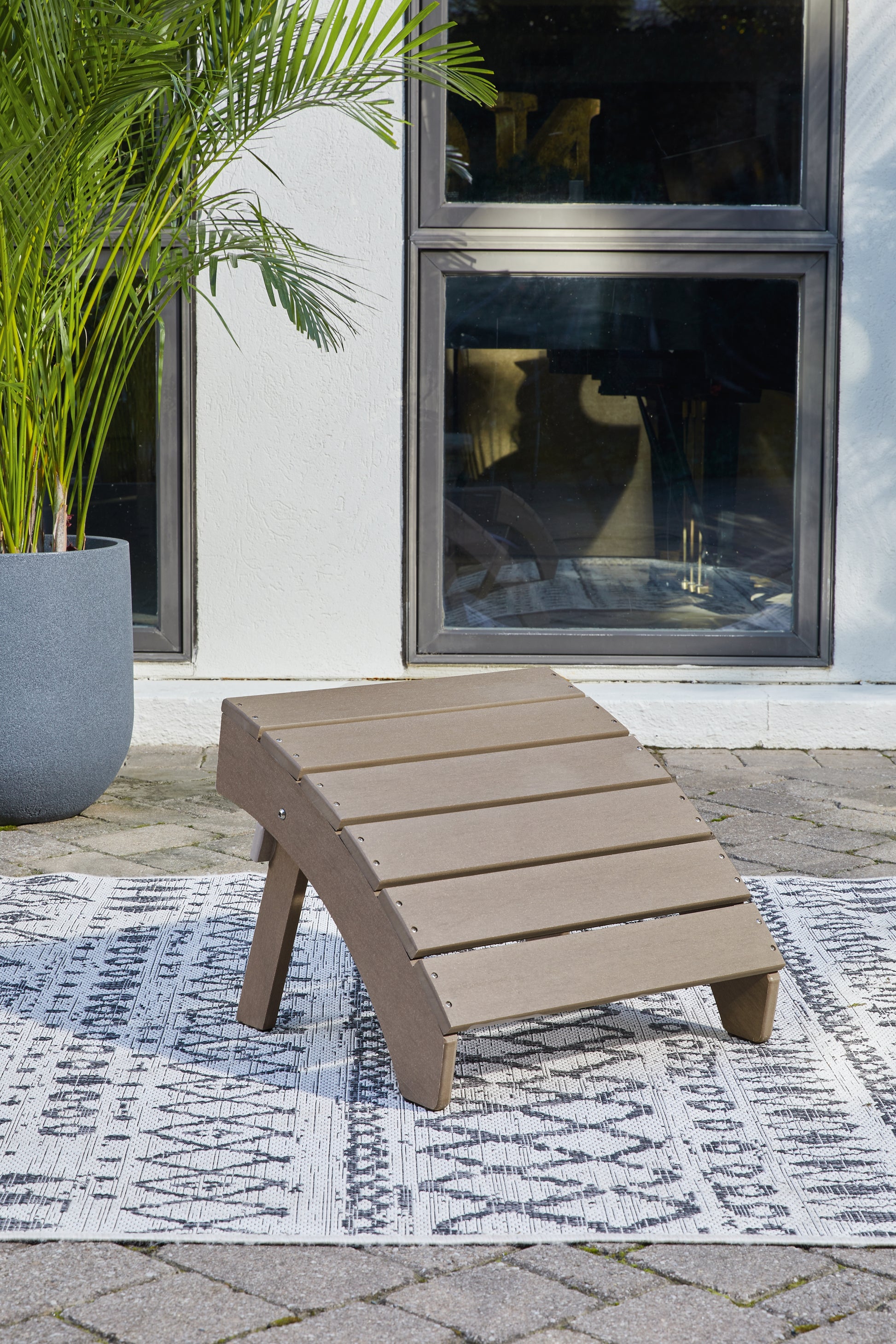 Ocala Furniture Outlet - Ashley Furniture - Sundown Treasure Outdoor - Ottoman / Driftwood - P014-813