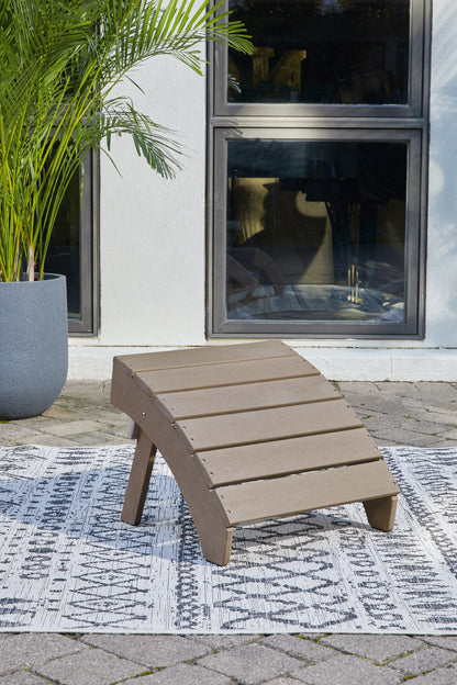 Ocala Furniture Outlet - Ashley Furniture - Sundown Treasure Outdoor - Ottoman / Driftwood - P014-813