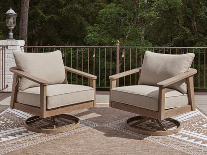 Ocala Furniture Outlet - Ashley Furniture - Harmony Headlands Outdoor - Swivel Lounge w/ Cushion - PCP428-821