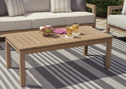 Ocala Furniture Outlet - Ashley Furniture - Hallow Creek Outdoor - Square End Table / Driftwood - P560-702