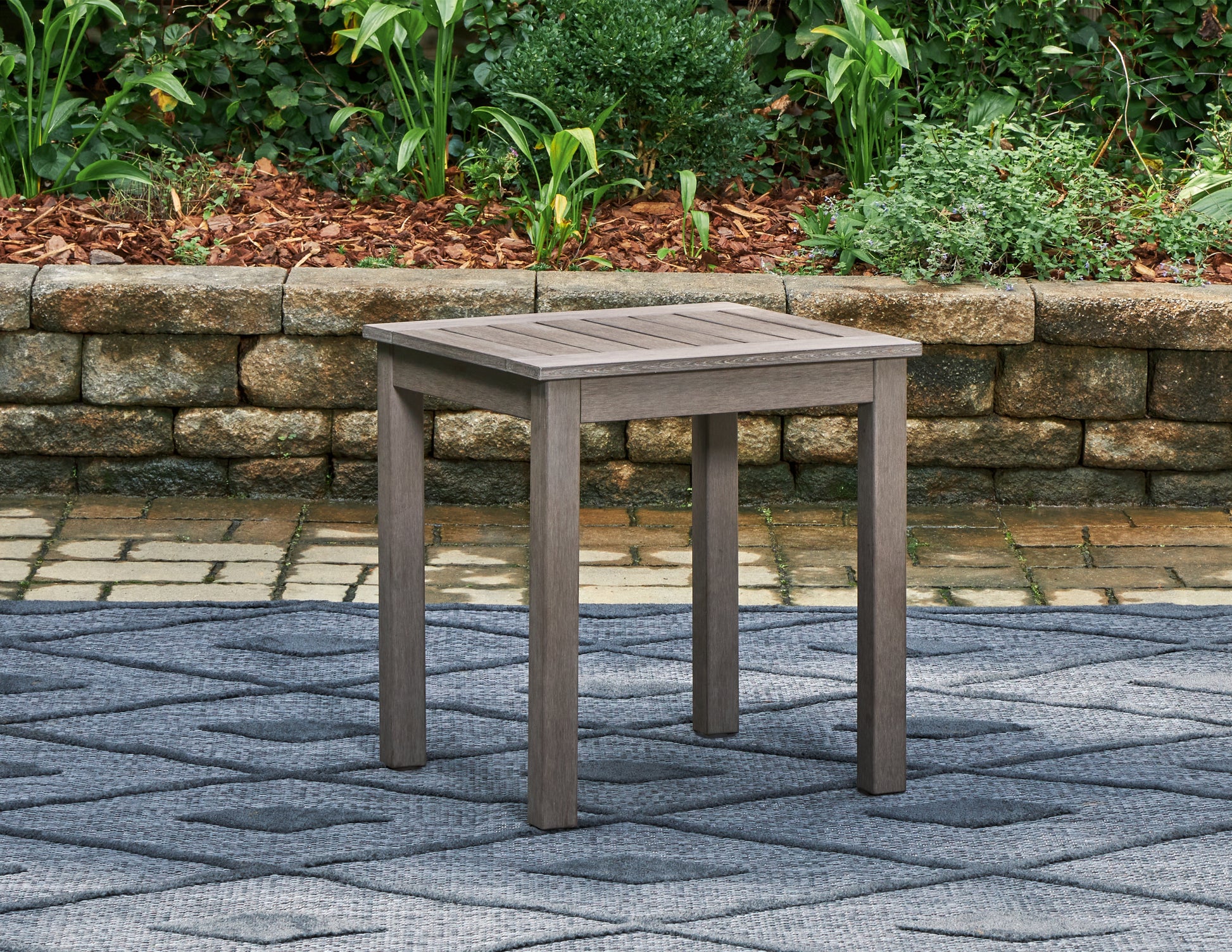 Ocala Furniture Outlet - Ashley Furniture - Hillside Barn Outdoor - Square End Table / Brown - P564-702