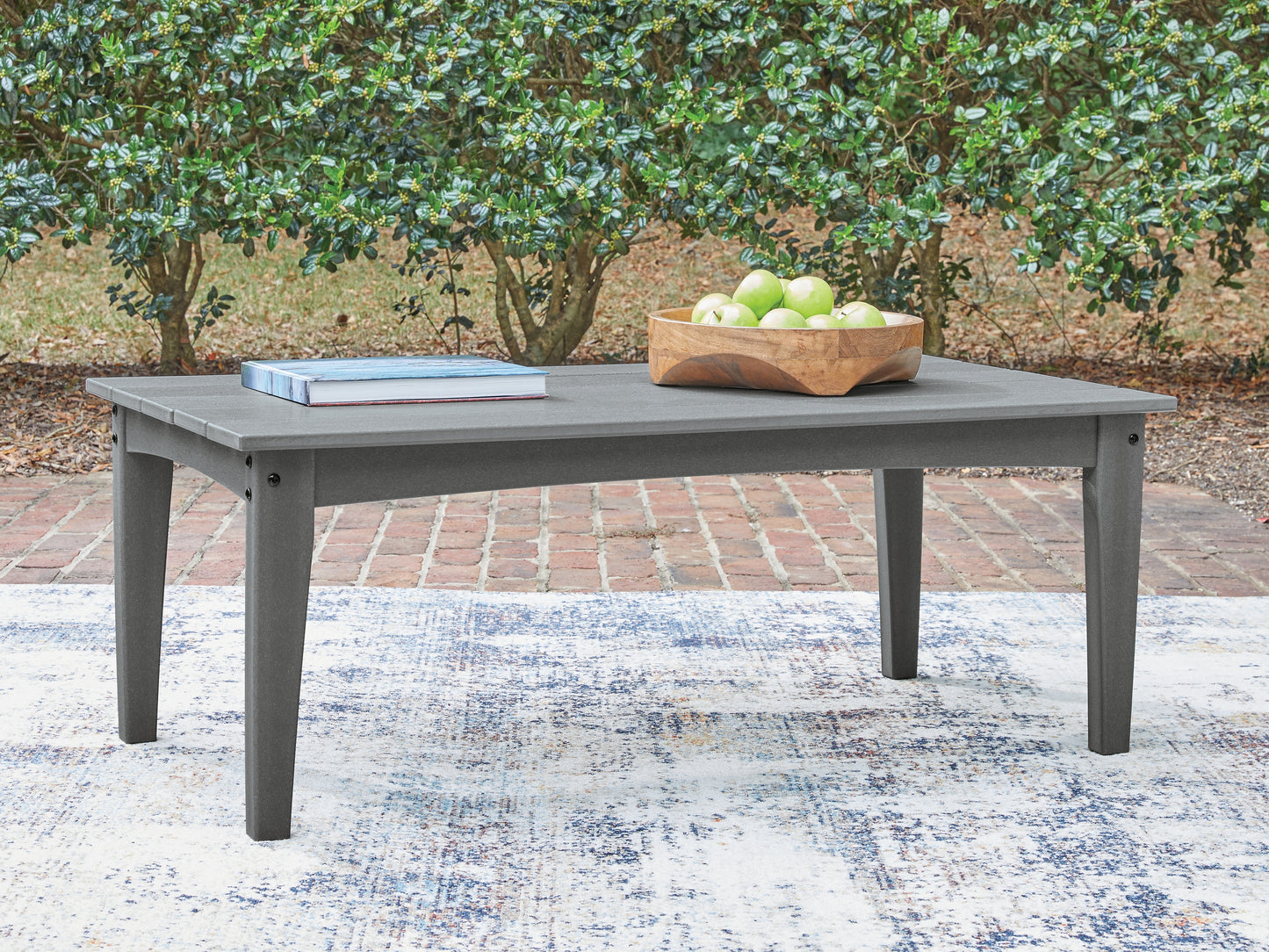 Ocala Furniture Outlet - Ashley Furniture - Cove Beach Outdoor - Rectangular Cocktail Table / Gray - PCP803-701