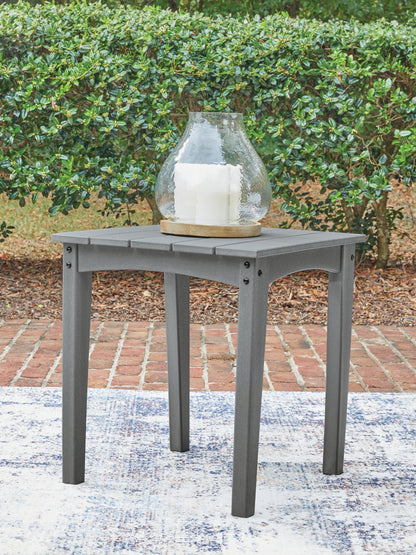 Ocala Furniture Outlet - Ashley Furniture - Cove Beach Outdoor - Square End Table / Gray - PCP803-702