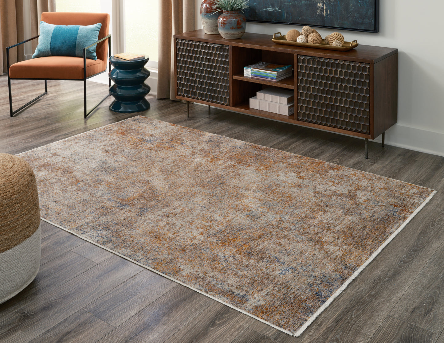 Ocala Furniture Outlet - Ashley Furniture - Mauville Rug - 5' x 7'10" Rug / Multi - R405332
