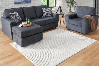 Ocala Furniture Outlet - Ashley Furniture - Lambworth Rug - 5'3" x 7' Rug / Gray/Cream - R405342