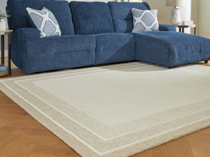 Ocala Furniture Outlet - Ashley Furniture - Teelgan Rug - Large Rug / Ivory/Tan - R407311