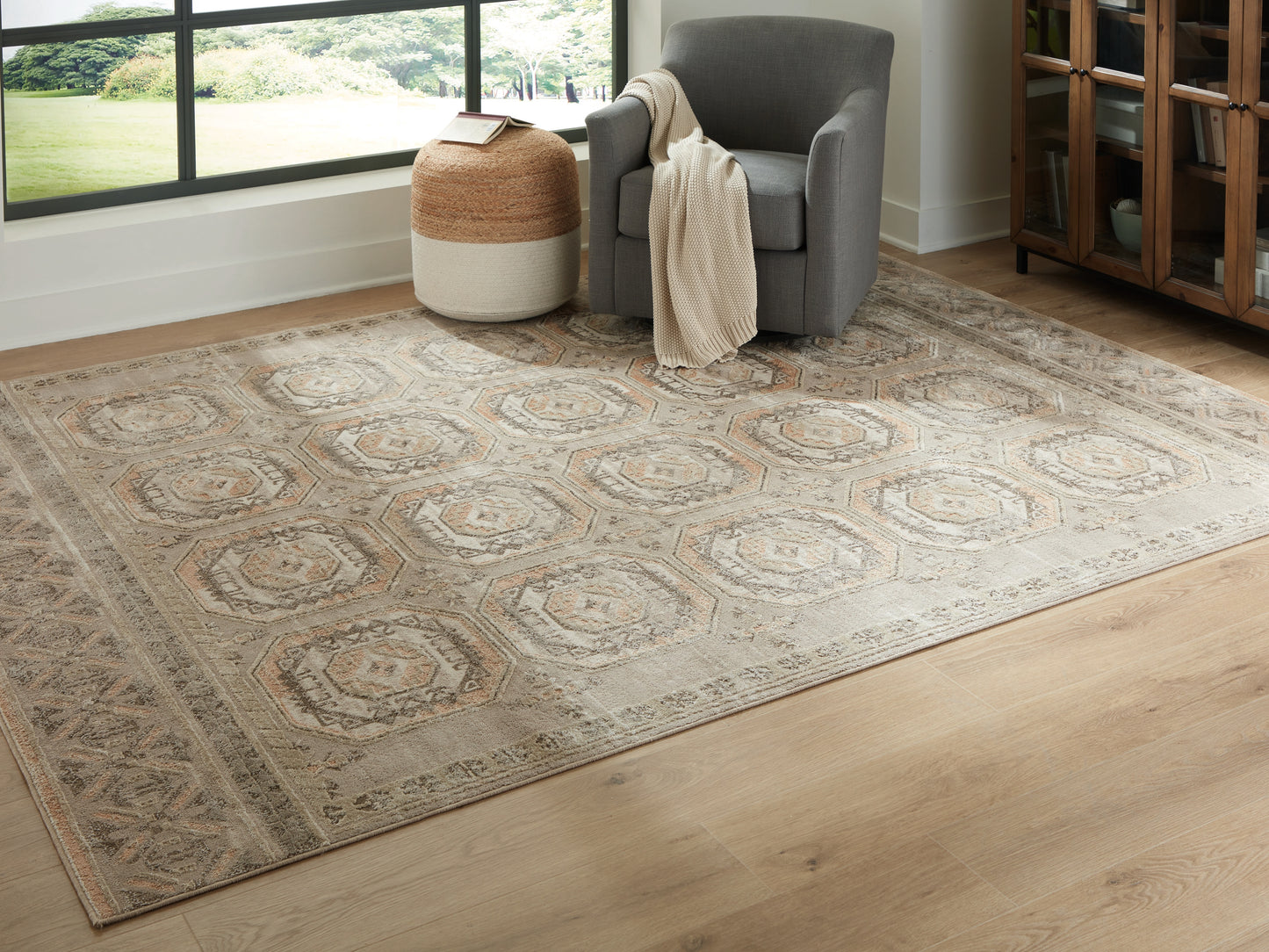 Ocala Furniture Outlet - Ashley Furniture - Bachby Rug - 7'10" x 10' Area Rug / Multi - R407681