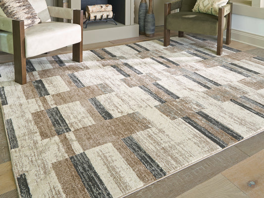 Ocala Furniture Outlet - Ashley Furniture - Alstone Rug - 5'3" x 7' Area Rug / Multi - R407732