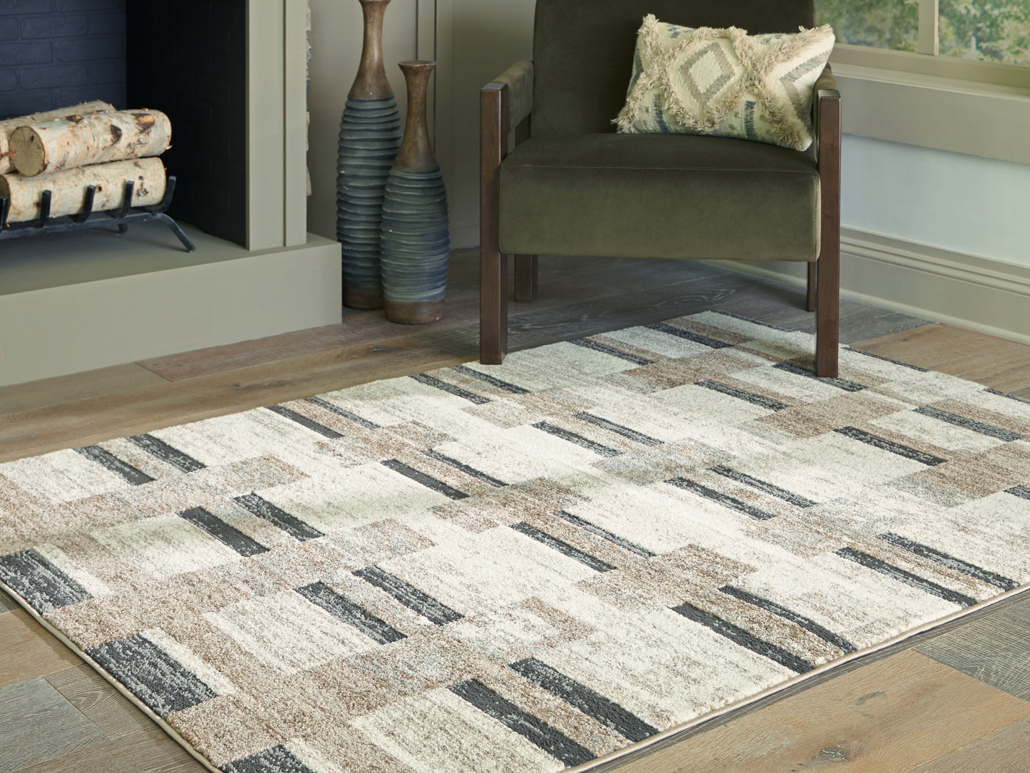 Ocala Furniture Outlet - Ashley Furniture - Alstone Rug - 5'3" x 7' Area Rug / Multi - R407732