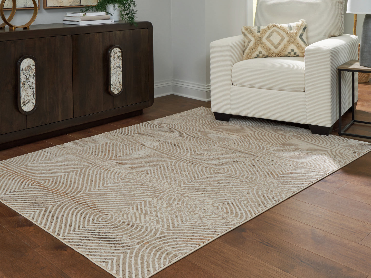 Ocala Furniture Outlet - Ashley Furniture - Bachus Rug - 5'3" x 7' Area Rug / Multi - R407752