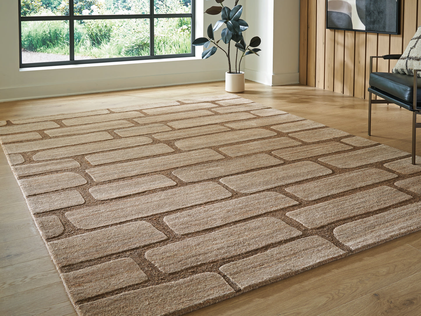 Ocala Furniture Outlet - Ashley Furniture - Orest Rug - Large Rug / Brown - R407981