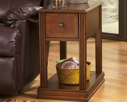 Ocala Furniture Outlet - Ashley Furniture - Breegin Chairside End Table - Chair Side End Table / Brown - T007-527