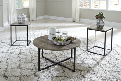 Ocala Furniture Outlet - Ashley Furniture - Wadeworth Table (Set of 3) - Occasional Table Set (3/CN) / Two-tone - T103-213