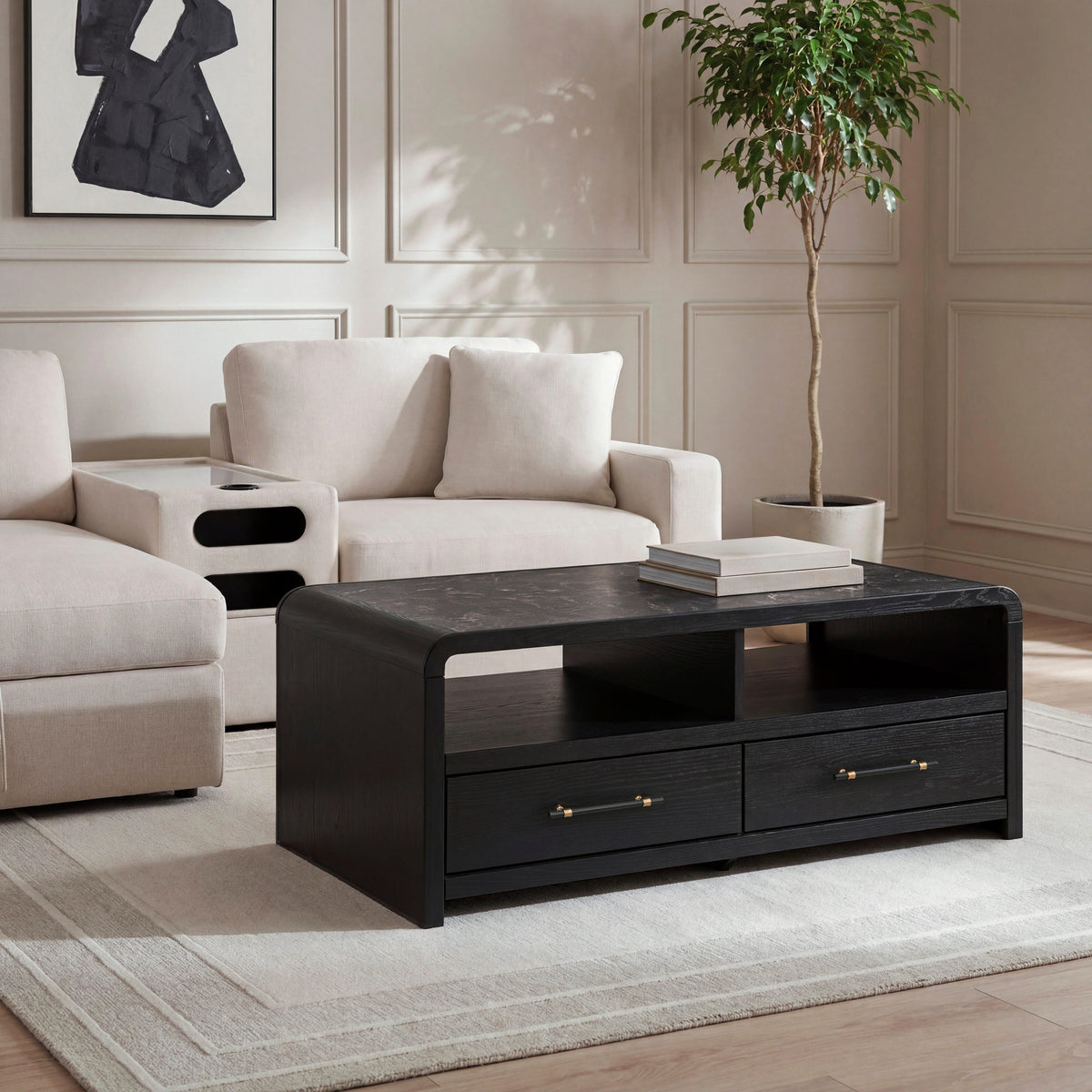 Ocala Furniture Outlet - Ashley Furniture - Clanden Coffee Table - Rectangular Cocktail Table - T1540-1