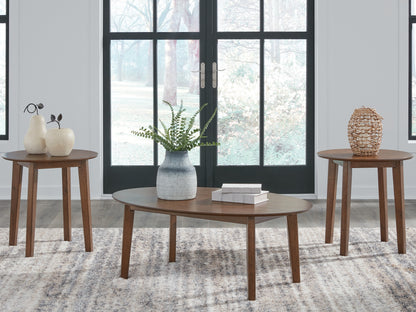 Ocala Furniture Outlet - Ashley Furniture - Gordonay Table (Set of 3) - Occasional Table Set (3/CN) / Brown - T155-13