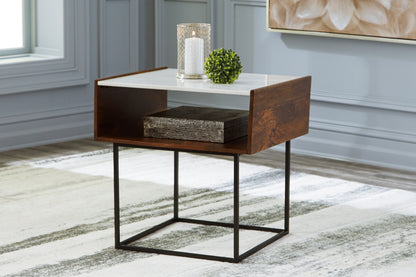 Ocala Furniture Outlet - Ashley Furniture - Rusitori End Table - Rectangular End Table / Multi - T169-3