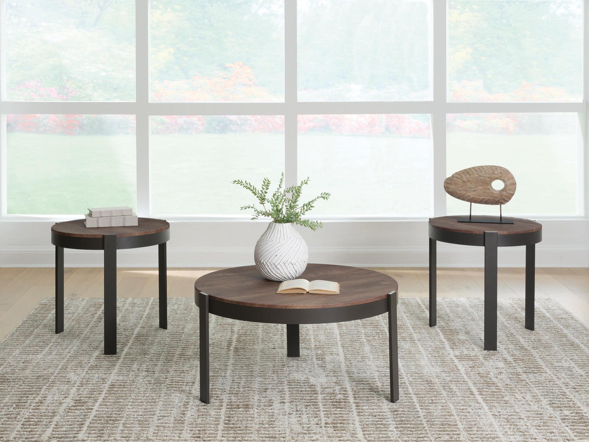 Ocala Furniture Outlet - Ashley Furniture - Horizon Hills Table (Set of 3) - Occasional Table Set (3/CN) - T186-13