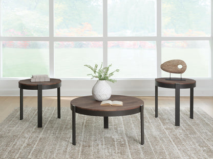 Ocala Furniture Outlet - Ashley Furniture - Horizon Hills Table (Set of 3) - Occasional Table Set (3/CN) - T186-13