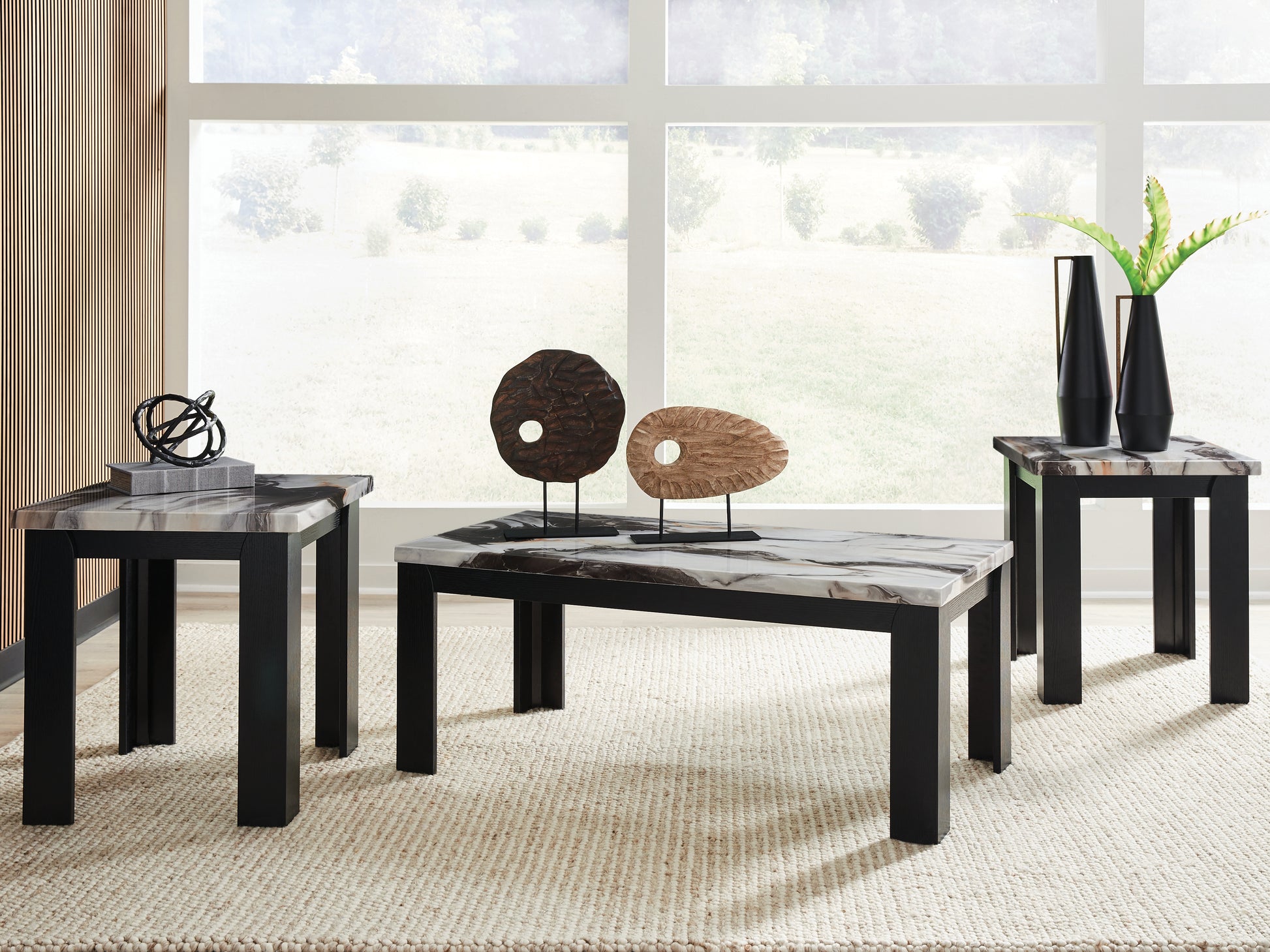 Ocala Furniture Outlet - Ashley Furniture - Jazmore Table (Set of 3) - Occasional Table Set (3/CN) / Dark Brown - T255-13